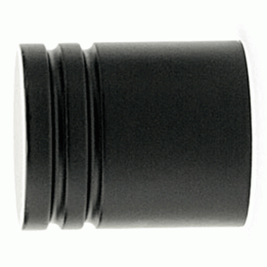 EMTEK Emtek 1 1/8 Inch Solid Brass Metric Knob (Flat Black Finish)