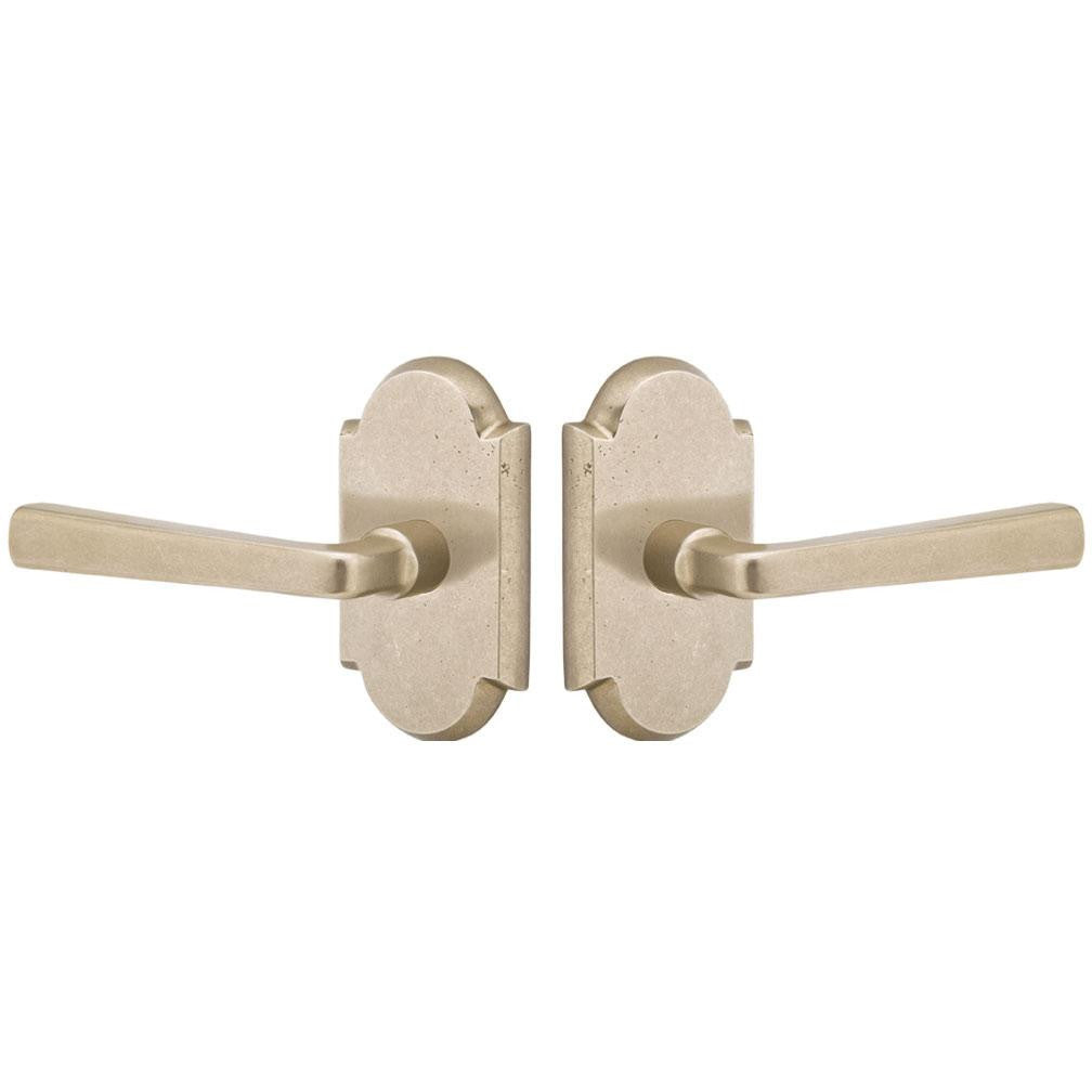 EMTEK Sandcast Cimarron Lever With Arched Rosette