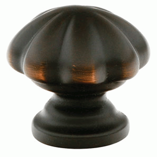 EMTEK 1 3/4 Inch Solid Brass Melon Cabinet Knob (Oil Rubbed Bronze Finish)