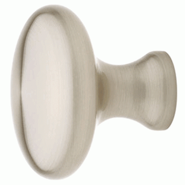 EMTEK 1 3/4 Inch Solid Brass Providence Cabinet Knob (Brushed Nickel Finish)