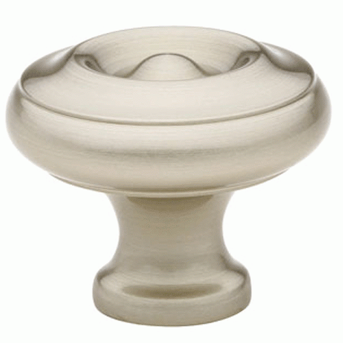 EMTEK 1 3/4 Inch Solid Brass Waverly Cabinet Knob (Brushed Nickel Finish)