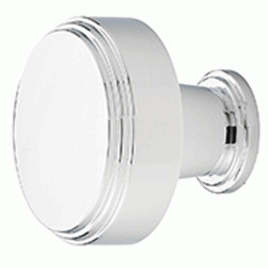 EMTEK 1 3/4 Inch Solid Brass Newport Knob (Polished Chrome Finish)