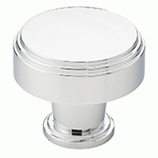 EMTEK 1 3/4 Inch Solid Brass Newport Knob (Polished Chrome Finish)