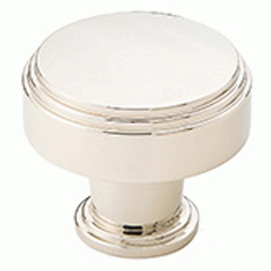 EMTEK Emtek 1 3/4 Inch Solid Brass Newport Knob Polished Nickel Finish