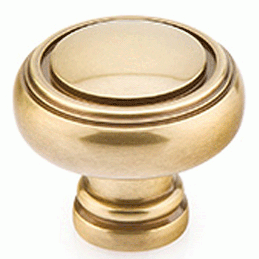 EMTEK 1 5/8 Inch Solid Brass Norwich Cabinet Knob (Antique Brass Finish)