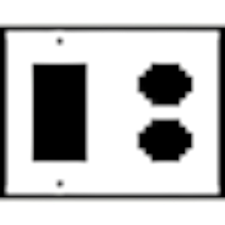 Fleur De Lis Wall Plate (Antique Brass Gold Finish)