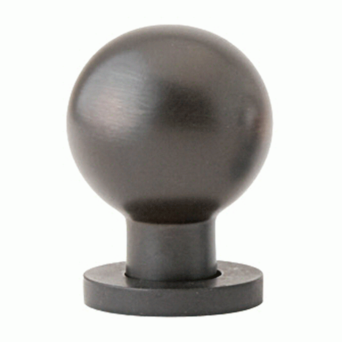 EMTEK Emtek 1 Inch Solid Brass Globe Knob (Oil Rubbed Bronze Finish)