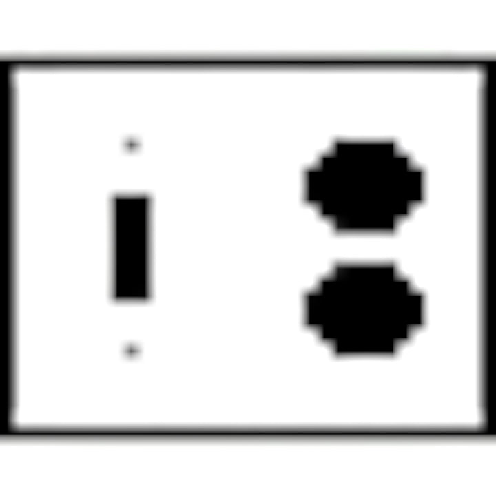 Oak Leaf Style Wall Plate (Rust Finish)