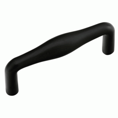 EMTEK 10 1/4 Inch Overall (10 Inch c-c) Dane Pull (Matte Black Finish)