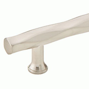 EMTEK 10 Inch (8 Inch c-c) Solid Brass Tribeca Pull (Brushed Nickel Finish)