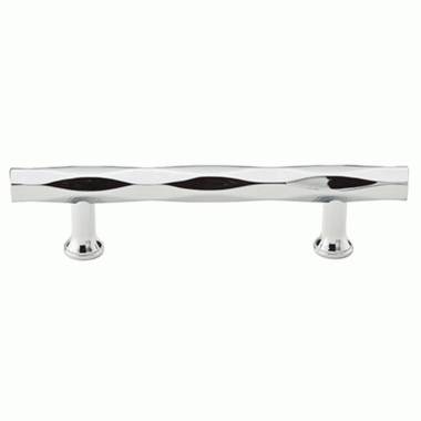 EMTEK 10 Inch (8 Inch c-c) Solid Brass Tribeca Pull (Polished Chrome Finish)