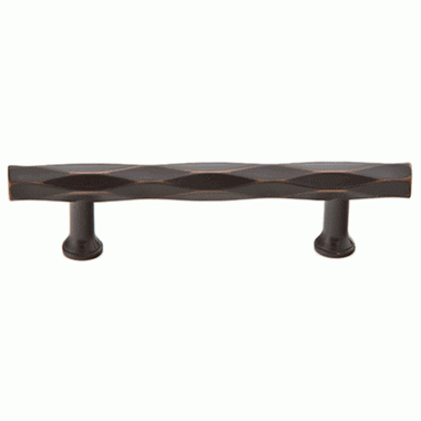 EMTEK 10 Inch (8 Inch c-c) Solid Brass Tribeca Pull (Oil Rubbed Bronze Finish)