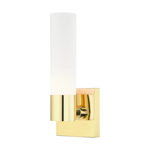 1 Light Polished Brass ADA Wall Sconce Livex