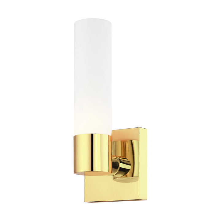 1 Light Polished Brass ADA Wall Sconce Livex