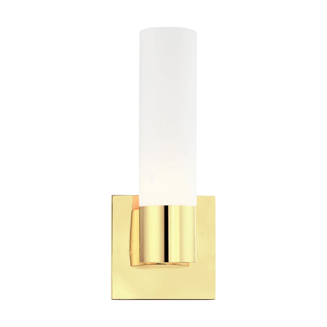 1 Light Polished Brass ADA Wall Sconce Livex