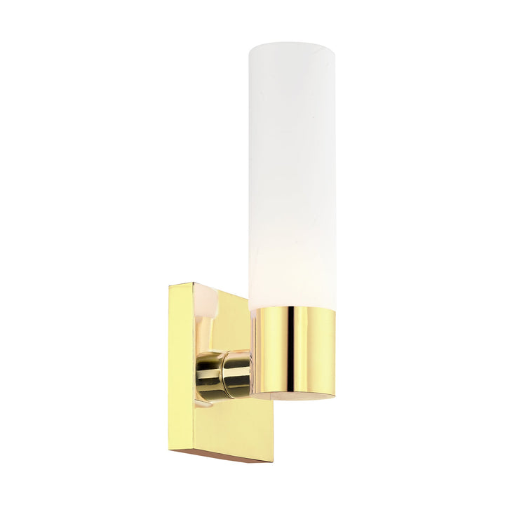 1 Light Polished Brass ADA Wall Sconce Livex