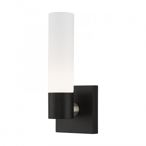 1 Light Black ADA Single Sconce Livex