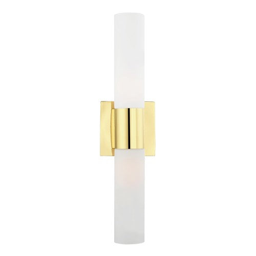 2 Light Polished Brass ADA Bath Vanity Livex