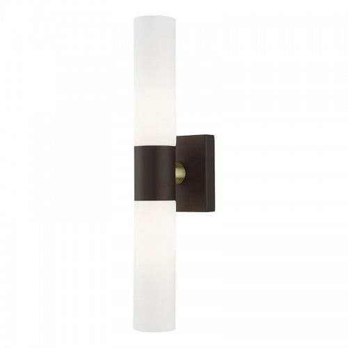 2 Light Bronze ADA Vanity Sconce Livex