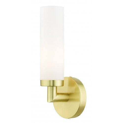 1 Light Satin Brass ADA Single Sconce Livex