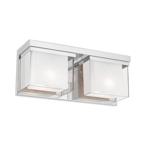 2 Light Polished Chrome Bath Vanity Livex