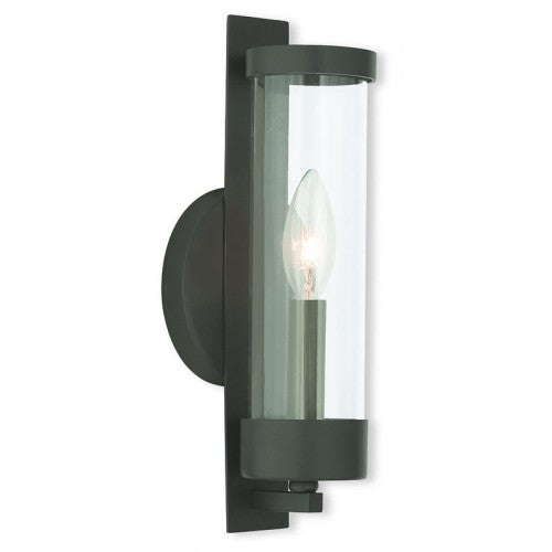 1 Light Bronze Wall Sconce Livex