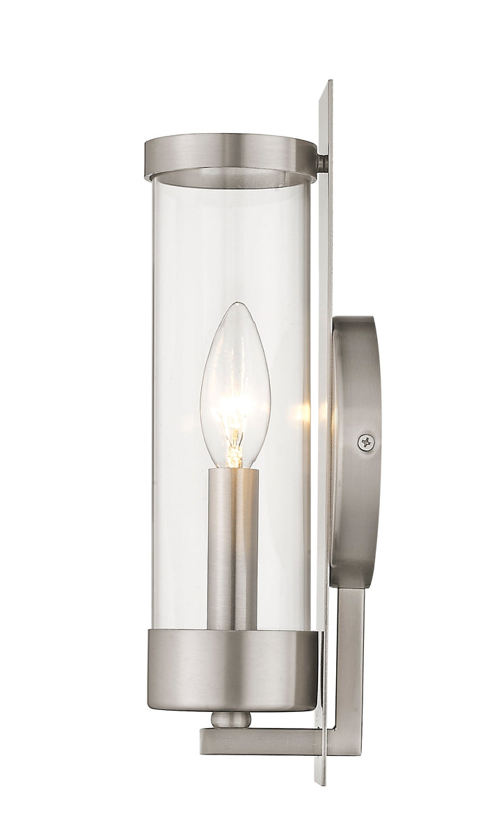 1 Light Brushed Nickel Wall Sconce Livex