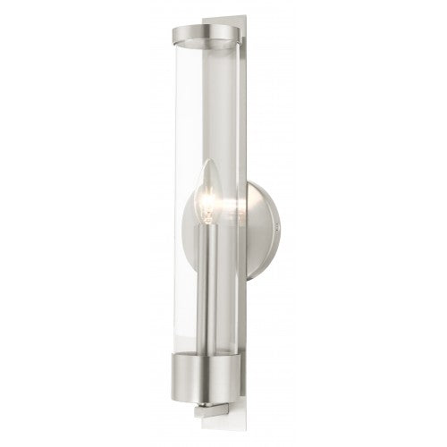 1 Light Brushed Nickel ADA Single Sconce Livex