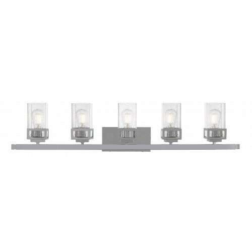 5 Light Polished Chrome Bath Vanity Livex