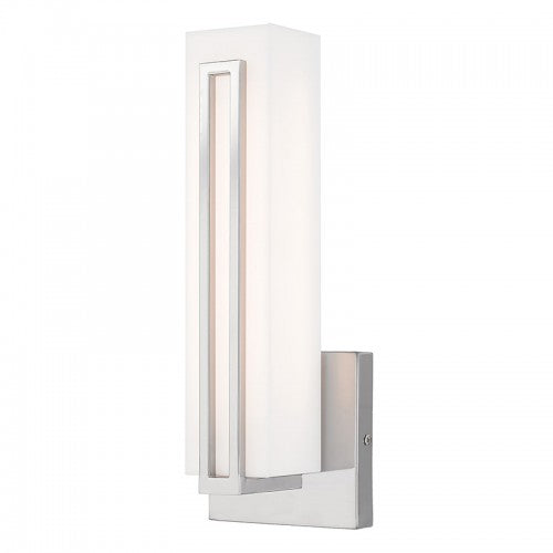 8W LED Polished Chrome ADA Wall Sconce Livex