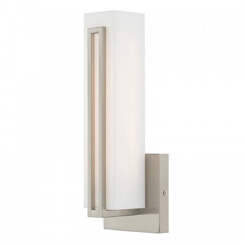 8W LED Brushed Nickel ADA Wall Sconce Livex