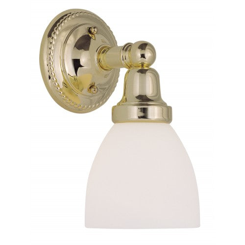 1 Light Polished Brass Bath Light Livex