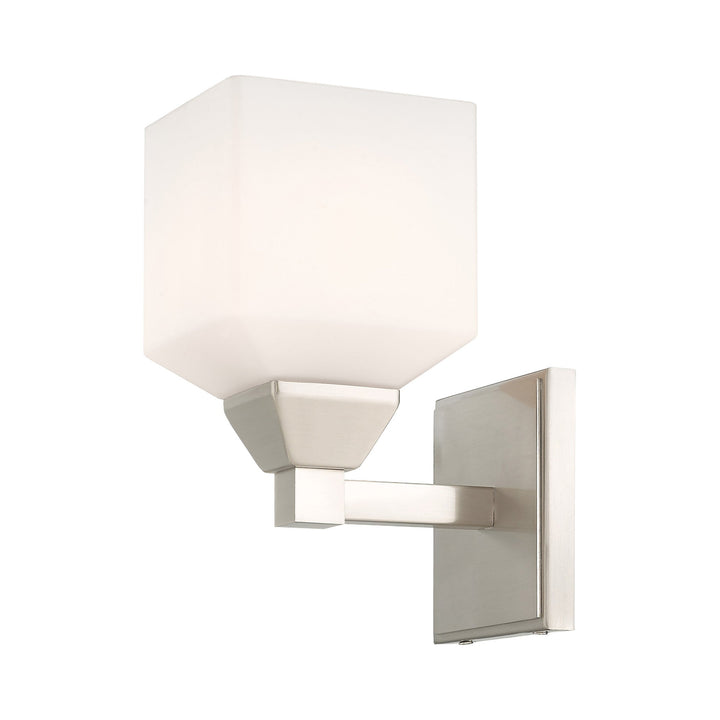 1 Light Brushed Nickel Wall Sconce Livex