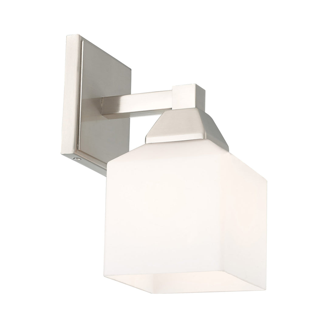 1 Light Brushed Nickel Wall Sconce Livex