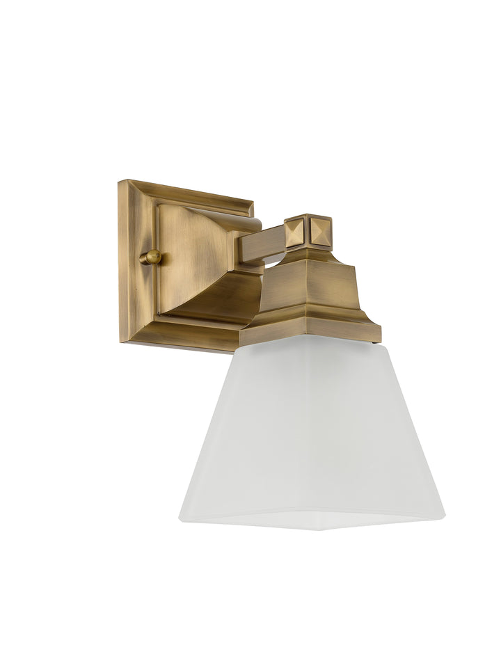 1 Light Antique Brass Bath Light Livex