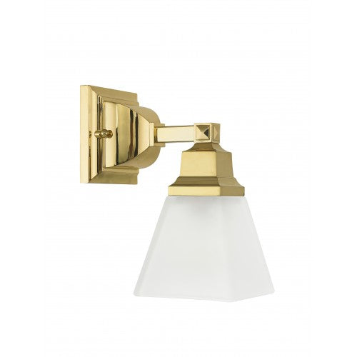 1 Light Polished Brass Bath Light Livex