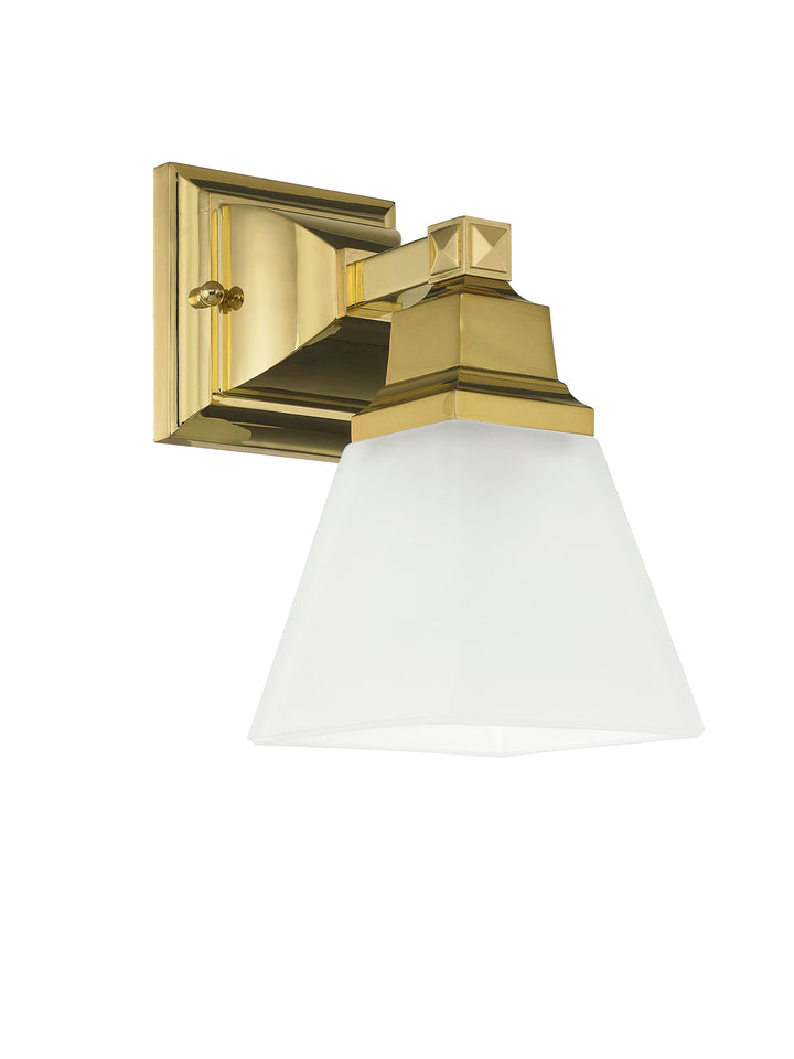 1 Light Polished Brass Bath Light Livex