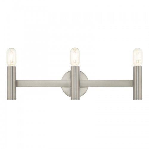 3 Light Brushed Nickel ADA Bath Vanity Livex