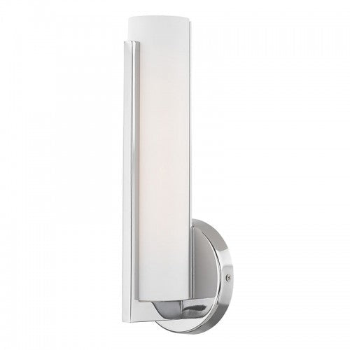 8W LED Polished Chrome ADA Wall Sconce Livex