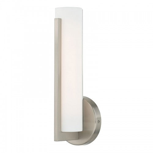 8W LED Brushed Nickel ADA Wall Sconce Livex