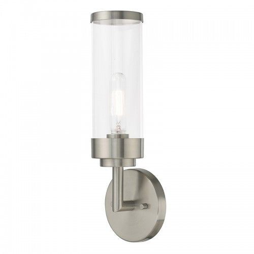 1 Light Brushed Nickel ADA Wall Sconce Livex