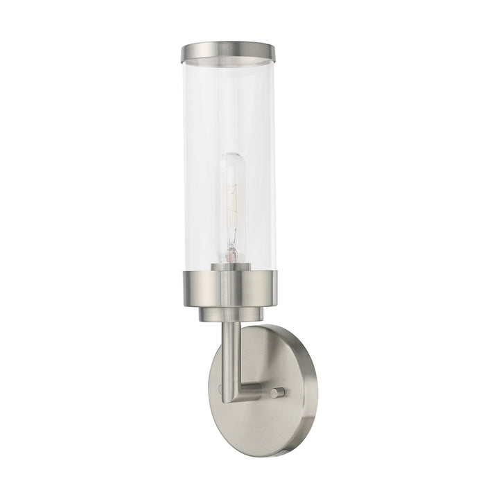 1 Light Brushed Nickel ADA Wall Sconce Livex