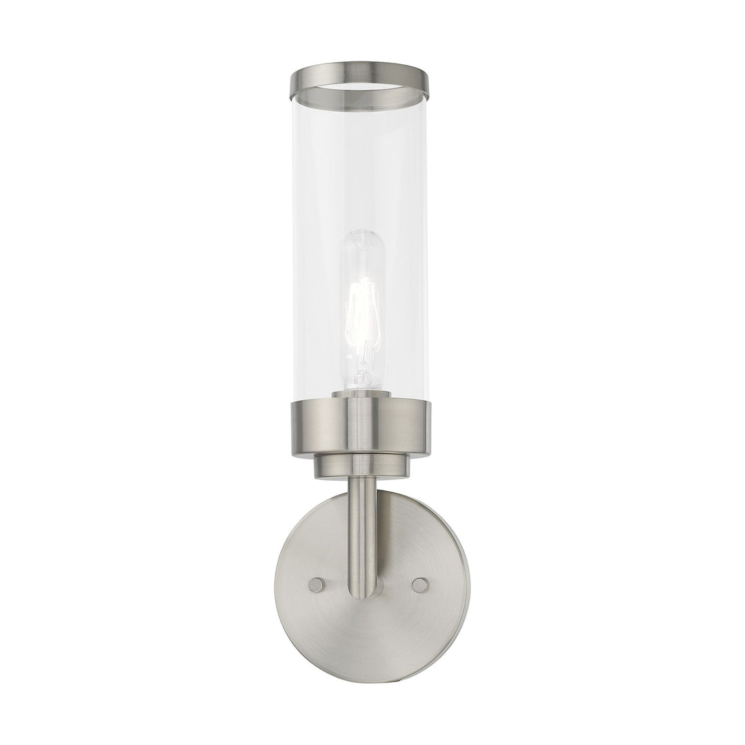 1 Light Brushed Nickel ADA Wall Sconce Livex