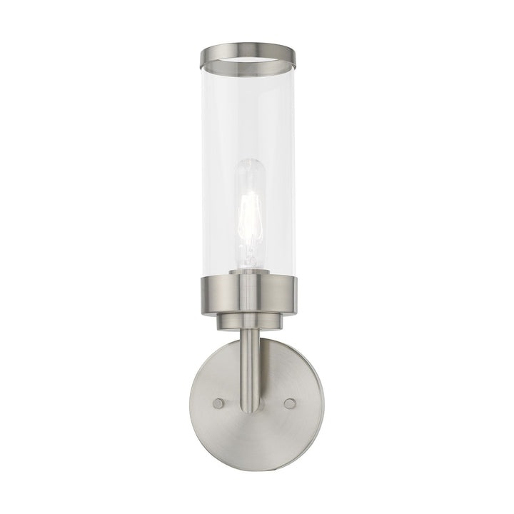 1 Light Brushed Nickel ADA Wall Sconce Livex