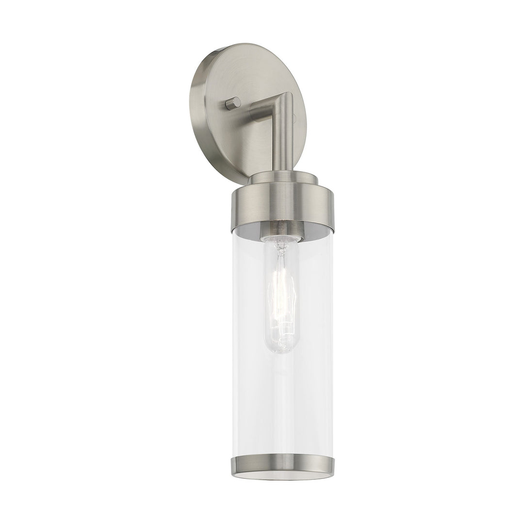 1 Light Brushed Nickel ADA Wall Sconce Livex