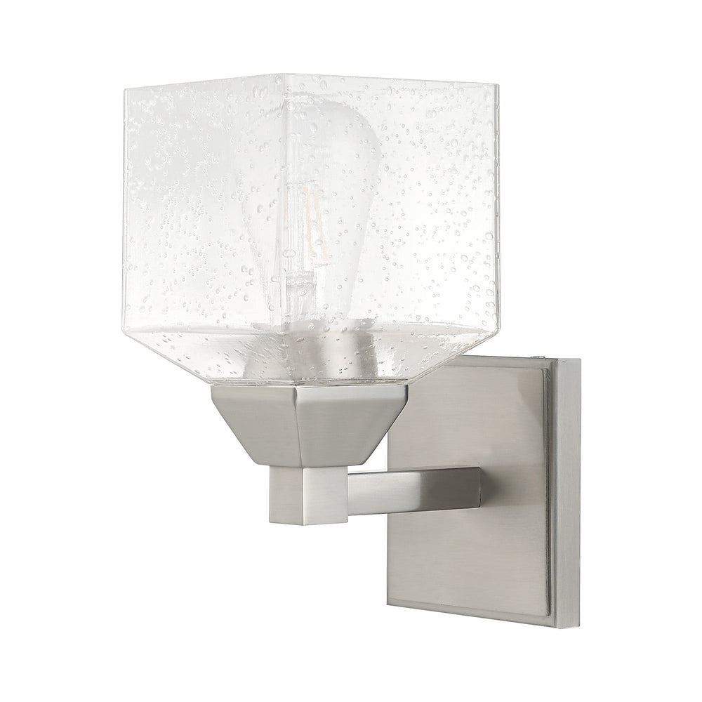 1 Light Brushed Nickel Wall Sconce Livex