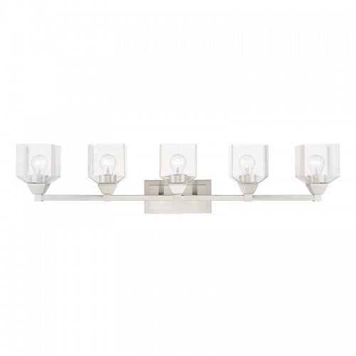 5 Light Brushed Nickel Vanity Sconce Livex