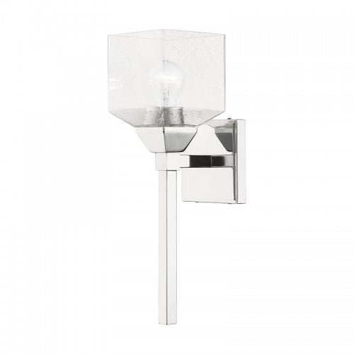 1 Light Polished Chrome Vanity Sconce Livex