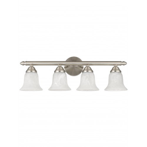 4 Light Brushed Nickel Bath Light Livex