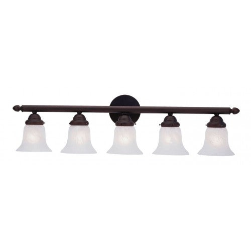 5 Light Bronze Bath Light Livex